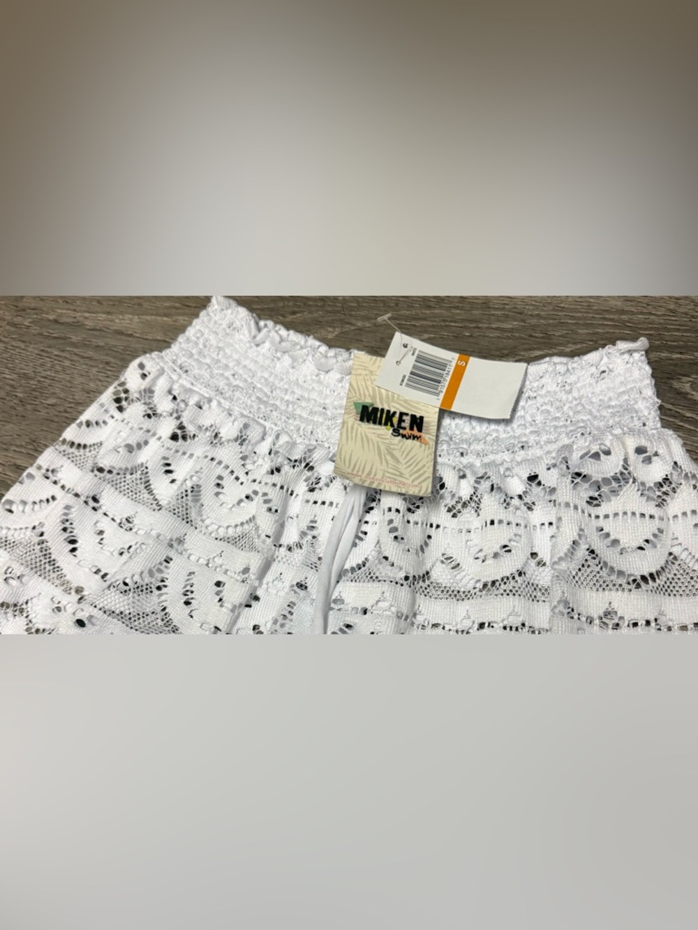 Miken Sheer Lace Swim Cover Up Pants | Boho Beach | Wide Leg | NWT - Picture 3 of 6